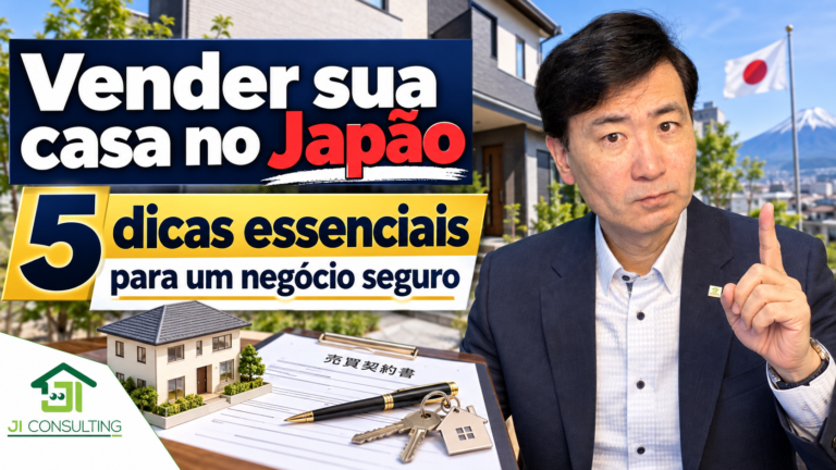 Família estrangeira recebendo consultoria imobiliária no Japão para venda de casa